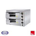 Horno Pizzero Eléctrico Doble Sobremesa ITA