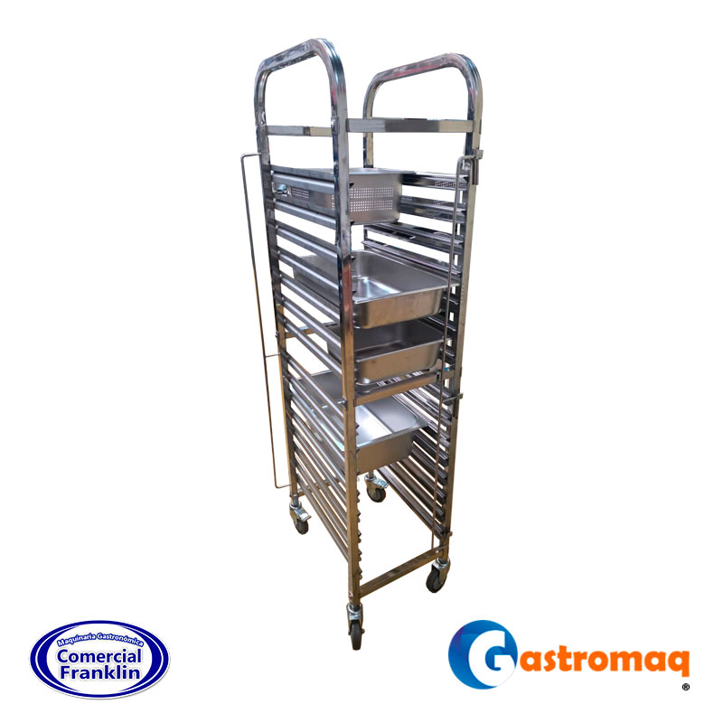 Carro-Bandejero-15-Niveles-Acero-Inoxidable-33x54-cm.-Gastromaq