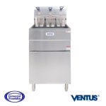 Freidora A Gas Alta Producción 3 Canastos 37 lts. Ventus