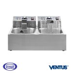 Freidora Eléctrica 2 Depósitos Ventus