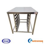 Mesón Para Horno Convector Con Bandejero 60x40 cm. Gastromaq