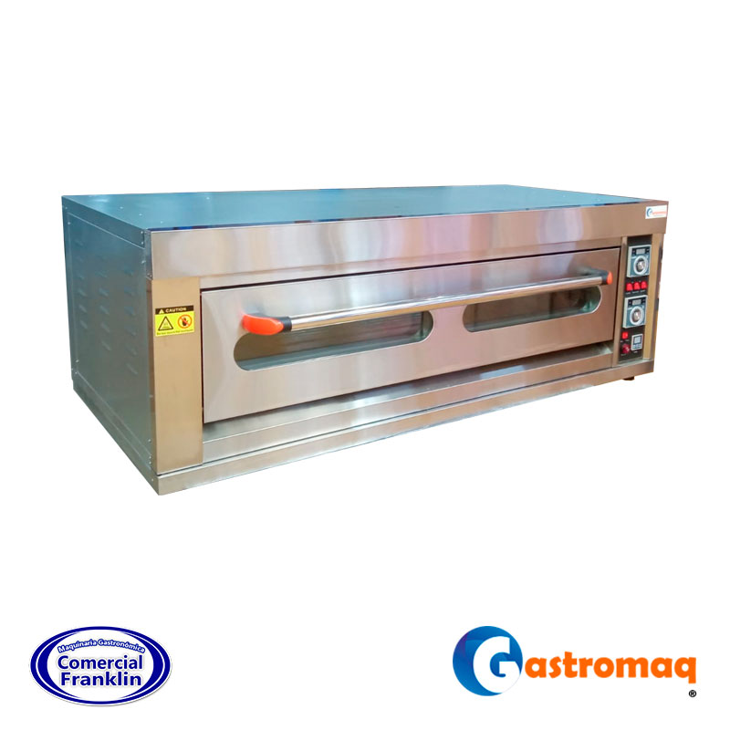 Horno-de-Piso-Eléctrico-1-Cámara-58x68-cm-(3-Bandejas-60x40)-Gastromaq-2 Horno de Piso Eléctrico 1 Cámara 58x68 cm (3 Bandejas 60x40) Gastromaq - Imagen 1
