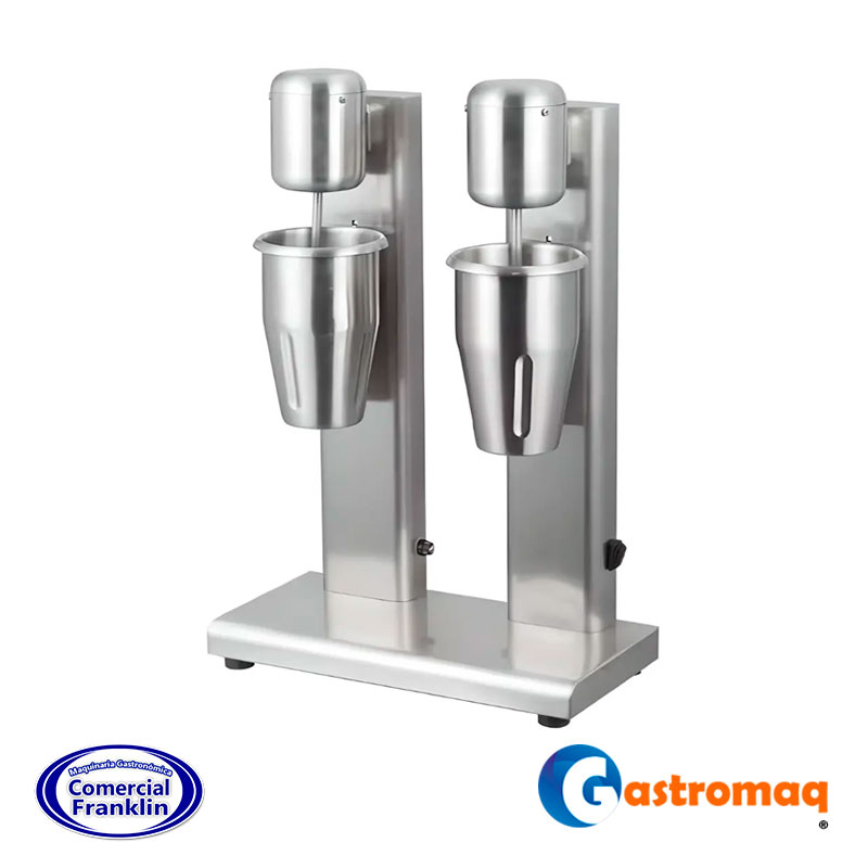 Máquina-Milk-Shake-Doble-2-Velocidades-PRO-Gastromaq-2 Máquina Milk Shake Doble 2 Velocidades PRO Gastromaq - Imagen 1