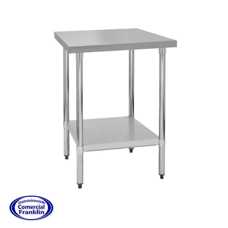 Mesón-De-Trabajo-Acero-Inoxidable-Central-60x60-cm-1 Mesón De Trabajo Acero Inoxidable Central 60x60 cm. CVC - Imagen 1