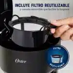 Cafetera Eléctrica 5 Tazas Con Filtro Oster - Imagen 5