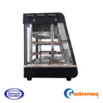 Vitrina Templada 90 cm. Negra Apertura Frontal 3 Repisas Gastromaq - Imagen 2
