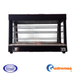 Vitrina Templada 90 cm. Negra Apertura Frontal 3 Repisas Gastromaq - Imagen 3