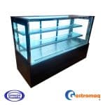 Vitrina Pastelera 3 Niveles Negra 1.8 mts. Cuadrada Gastromaq - Imagen 2