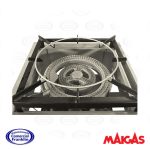 Anafe 1 Plato Doble Quemador Tipo Wok 43x43 cms. Maigas - Imagen 2