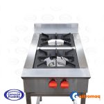 Anafe a Gas 2 Platos Alto 30x30 cms. Gastromaq - Imagen 2