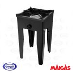 Anáfe negro 1 plato alto 43x43cms. Maigas