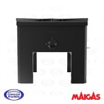 Anafe negro 1 plato bajo 43x43 cms. Maigas - Imagen 2