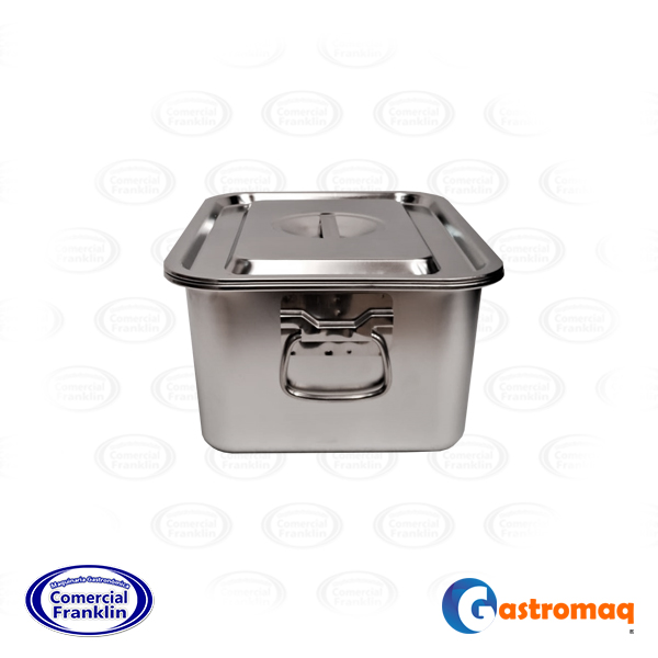 Asadera-Con-Asa-Tapa-36x27x15-cms.-Acero-Inoxidable-Gastromaq-2.jpg Asadera Con Asa Tapa 36x27x15 cms. Acero Inoxidable Gastromaq - Imagen 1