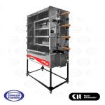 Asadora De Pollos 4 Espadas APH-20 - Imagen 2