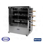 Asadora de Pollo 4 Espadas Tubular Metvisa