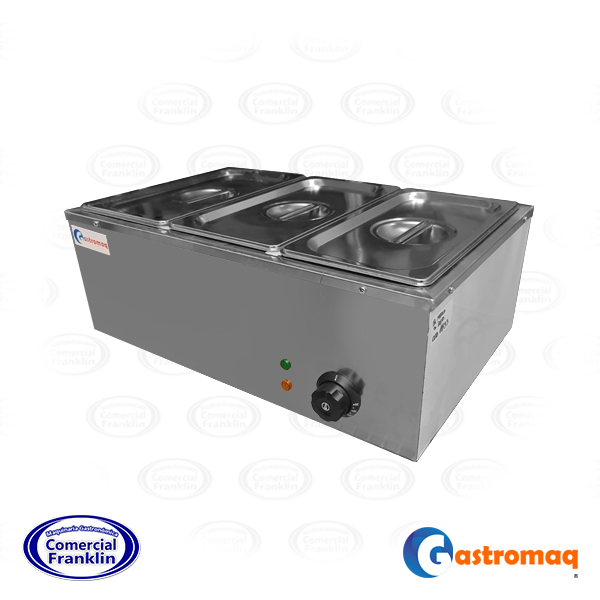 Bano-Maria-3-Depositos-Electrico-GASTROMAQ.jpg Baño María 3 Depósitos Eléctrico GASTROMAQ - Imagen 1