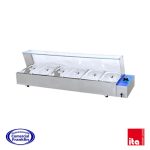 Baño María 6 Depósitos 1/2 Vidrio Recto ITA