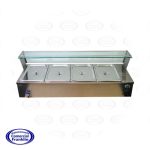 Baño María con Vidrio 4 Depósitos