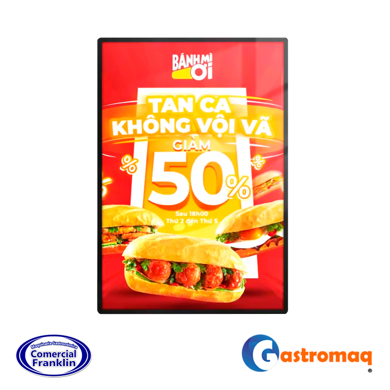 Caja-De-Luz-Para-Publicidad-40x60-cm.-Gastromaq-2.jpg Caja De Luz Para Publicidad 40x60 cm. Gastromaq - Imagen 1