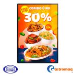 Caja De Luz Para Publicidad 70x50 cm. Gastromaq