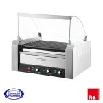 Calentador Hot Dog 11 Rodillos Con Cúpula y Mantenedor De Pan ITA