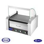 Calentador Hot Dog 9 Rodillos Con Cúpula y Mantenedor De Pan Ecobeck