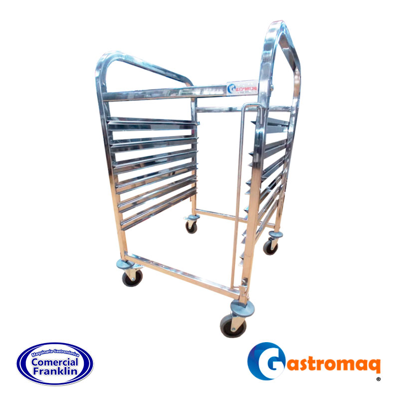 Carro-Bandejero-6-Niveles-Acero-Inoxidable-2x1-1GN-12GN-Gastromaq-2.jpg Carro Bandejero 6 Niveles Acero Inoxidable 2x1/1GN (12GN) Gastromaq - Imagen 1