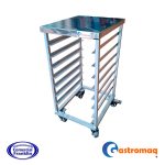 Carro Bandejero Para 7 Bandejas 60x40 cm. Con Ruedas Gastromaq