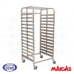 Carro Bandejero Panadería 24 Bandejas Maigas