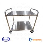 Carro Multiuso 2 Niveles Acero Inoxidable Gastromaq