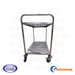 Carro Multiuso 2 Niveles Acero Inoxidable Gastromaq - Imagen 2