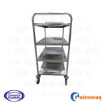 Carro Multiuso 4 Niveles Acero Inoxidable Gastromaq - Imagen 2