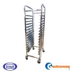 Carro bandejero 15 niveles acero inoxidable bandejas 60x40 cm. Mod.1 Gastromaq