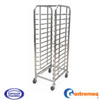 Carro bandejero 15 niveles acero inoxidable bandejas 60x40 cm. Mod.1 Gastromaq