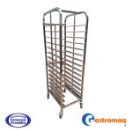 Carro bandejero 15 niveles acero inoxidable bandejas 60x40 cm. mod. 2 Gastromaq