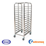 Carro bandejero 15 niveles acero inoxidable bandejas 60x40 cm. mod. 2 Gastromaq
