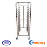 Carro bandejero 15 niveles acero inoxidable bandejas 60x40 cm. mod. 2 Gastromaq - Imagen 2
