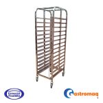 Carro bandejero 15 niveles acero inoxidable bandejas 60x40 cm. mod.3 Gastromaq