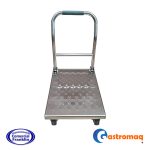 Carro de carga plegable acero inoxidable 100x60 cm. Gastromaq