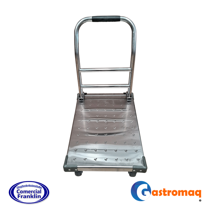 Carro-de-carga-plegable-acero-inoxidable-reforzado-90x60-cm-gastromaq-3.jpg Carro de carga plegable acero inoxidable reforzado 90x60 cm. Gastromaq - Imagen 1