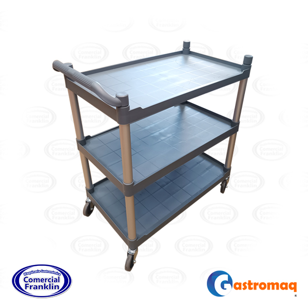 Carro-servicio-multiuso-3-niveles-84×48-cm.-Gastromaq.jpg Carro servicio multiuso 3 niveles 84x48 cm. Gastromaq - Imagen 1