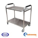 Carro transportador 2 niveles 90x50 cm. (lujo) Gastromaq.