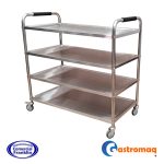 Carro transportador 4 niveles 121x61 cm. (lujo) Gastromaq