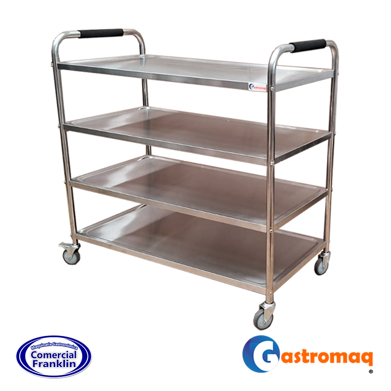 Carro-transportador-4-niveles-121x61-cm.-lujo-Gastromaq-1.jpg Carro transportador 4 niveles 121x61 cm. (lujo) Gastromaq - Imagen 1