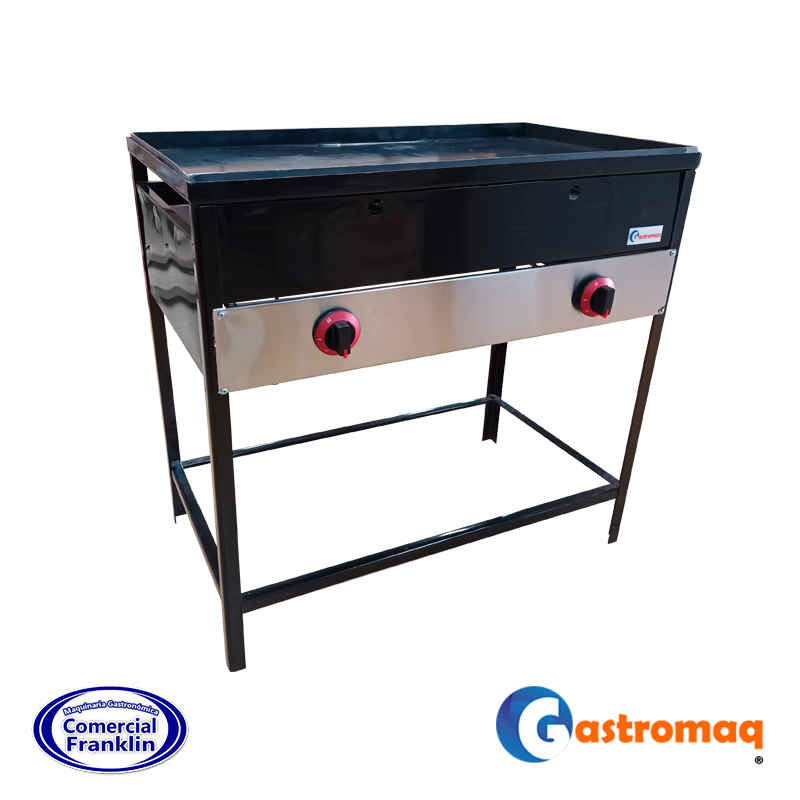 Churrasquera-90x50-cm.-2-quemadores-Gastromaq-1.jpg Churrasquera 90x50 cm. 2 quemadores Gastromaq - Imagen 1