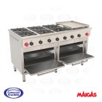 Cocina 6 Platos con Churrasquera Grande Maigas - Imagen 2