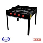 Cocina Anafe 4 Platos Alto Certificado Eco Tig Gas