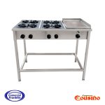 Cocina Anafe 4 Platos Con Churrasquera Certificada Cousiño