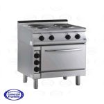 Cocina Eléctrica 4 Platos con Horno