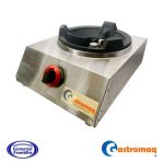 Cocina Fogón 1 Plato a Gas Sobremesa Acero Gastromaq - Imagen 2